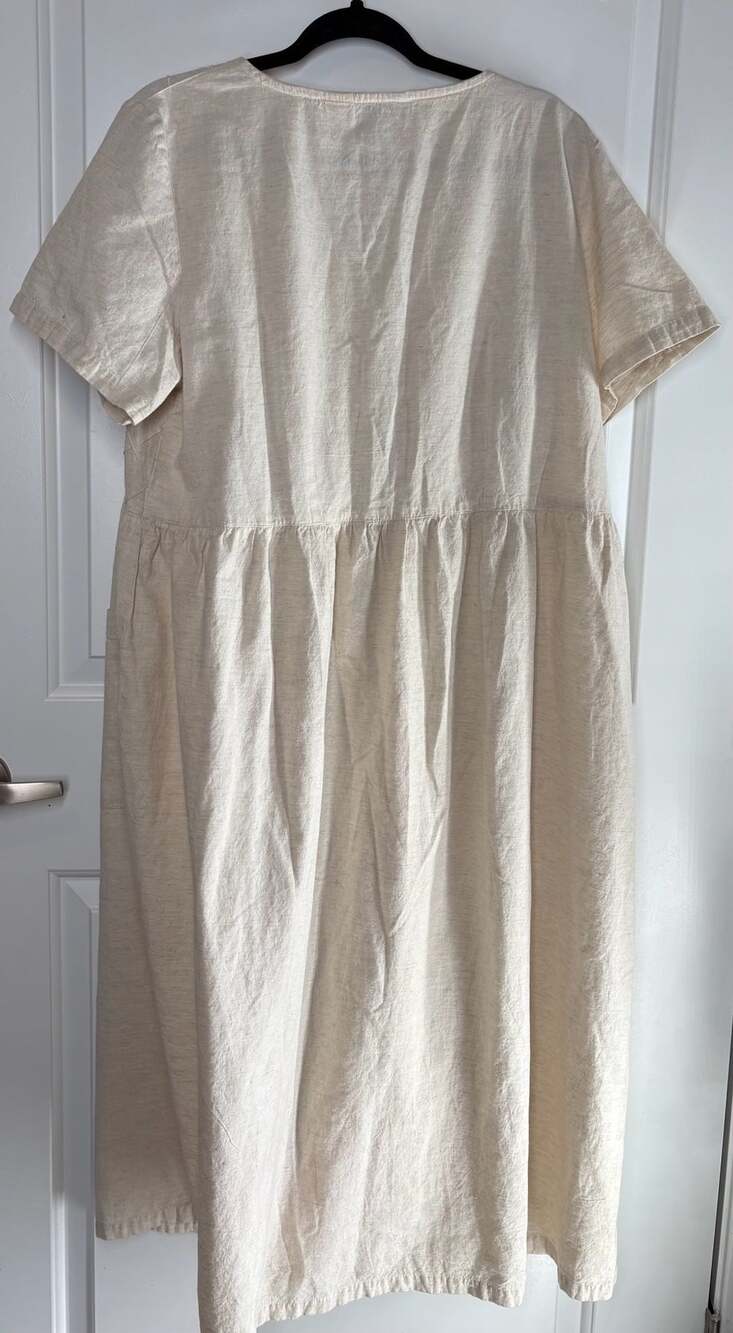 Vintage Amanda Stewart Embroidered Cottagecore Dress XL - Picture 4 of 5